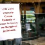 Restaurant wegen Corona geschlossen