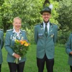 Königspaar mit Adjutanten BSV  Mark Heidrich und Anke Straube