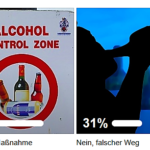 Alkoholverbot Umfrage