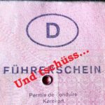 Führerschein und tschüss