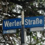 Werler Straße B1 Ortsschild