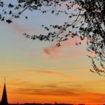 Frö Kirchen Abend Sonnenuntergang