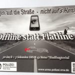Polizei Handy am Steuer Warnung