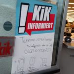 KiK Handel Einkaufen Termin