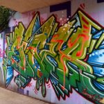 Graffiti Tunnel Bahnhof Köbo