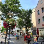 Bahnhofstraße Fußgängerzone August 2021