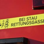 Rettungsgasse Stau Warnung