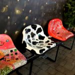 Sitzschalen Eishalle Weihnachtsmarkt