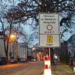 Viktoriastraße Sperrschild
