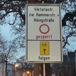 Viktoriastraße gesperrt Umleitung