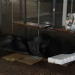 Obdachloser Rathausplatz