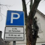 Parken Bewohnerparken Burgstraße