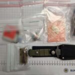 Foto: Bundespolizei (Drogen und Einhandmesser)