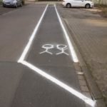 Gehweg Parken Fußgänger Unna Süd