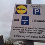 Parken Lidl Parkscheibe