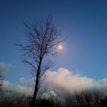 Wolken Mond
