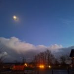 Sturmwolken Mond