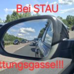 Bei Stau Rettungsgasse