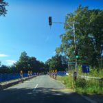 Vinning Baustellenampel Brücke