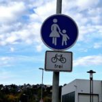 Gehweg Fahrräder frei