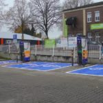 E-Lade-Säulen Rewe Massener Str