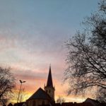 Ev. Kirche Unna Dämmerung