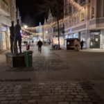 Bahnhofst Unna Winter Licher