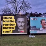Wahlplakate Bundestagswahl 2025