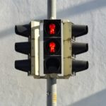 Fußgängerampel rot