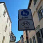 Radfahren Fußgängerzone Unna
