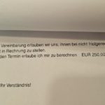 Strafgebühr Zahnarzt
