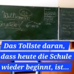 Schule beginnt
