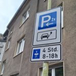 Parken Parkscheibe Parken E-Auto