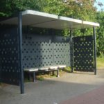Bushaltehäuschen Königsborn Blech