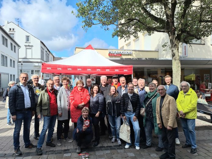SPD Wahlstand