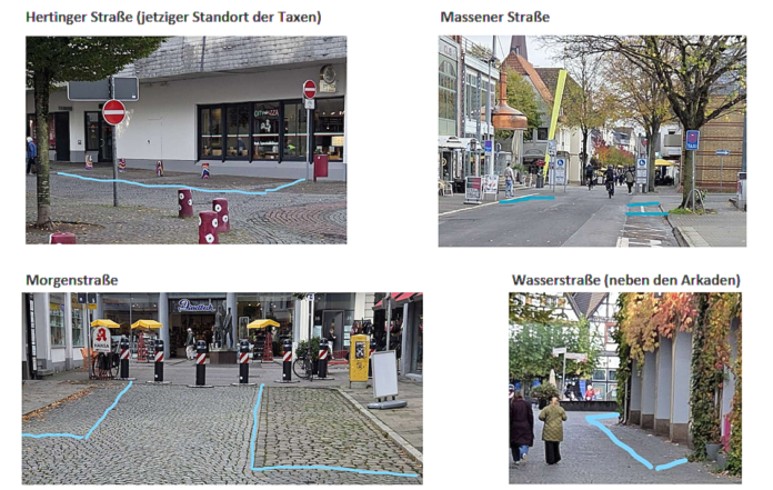 City-Hubs, Ladezonen