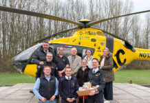 Christoph 8 bringt fast dreimal pro Tag schnelle Hilfe aus der Luft – Mehr als jeder 2. Einsatz wegen Unfällen nötig