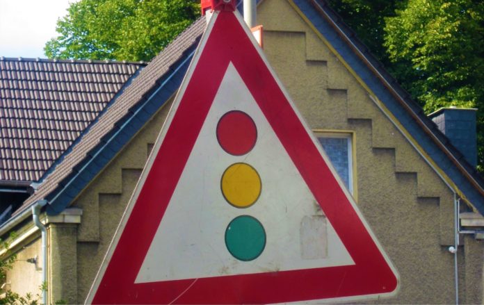 Baustelle Baustellenampel