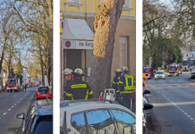 Feuerwehr- und Polizeieinsatz am Haus am Kurpark in Königsborn – Friedrich-Ebert-Straße gesperrt
