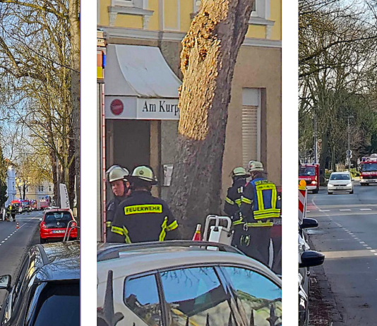 Feuerwehr- und Polizeieinsatz am Haus am Kurpark in Königsborn – Friedrich-Ebert-Straße gesperrt