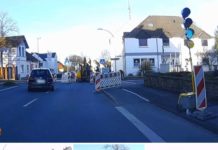 Kleistraßenkreuzung in Massen für eine Woche halbseitig gesperrt