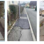 Holprig, rutschig, zu eng – Linke.Volt fordert barrierefreie Gehwege in Unna und legt abschreckende Fotoserie vor