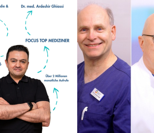 Dr. Ghiassi, Dr. Leder, Dr. Katsarava: Drei Ärzte aus Unna zum wiederholten Mal als Top-Mediziner ausgezeichnet