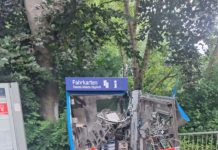 Fahrkartenautomat am Königsborner Bahnhof gesprengt