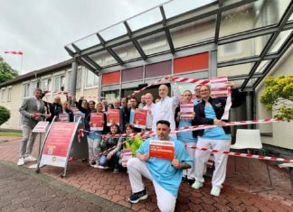 Protest gegen Spargesetz: Haupteingänge der Kliniken Unna, Werl und Soest geschlossen
