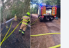 Feuerteufel in Kamen aktiv – Mehrere Flächenbrände im Bereich Technopark