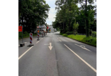 Bis Mitte August Nadelöhr auf dem Ostring in Unna