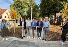 Vor überschaubarem Andrang: Unnas Stadtspitze eröffnet Minette-Pötter-Park – Fotos und Bürgermeistervideo