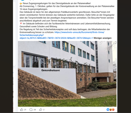 Zutritt nur noch mit Termin: Kreis verteidigt neue Sicherheitsregeln für Dienstgebäude an Platanenallee