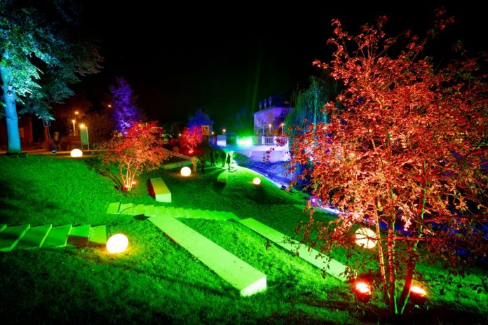 Stadtleuchten Kamen - Seseke-Stadt-Park-Lichter